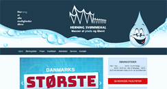 Desktop Screenshot of herning-bad.dk
